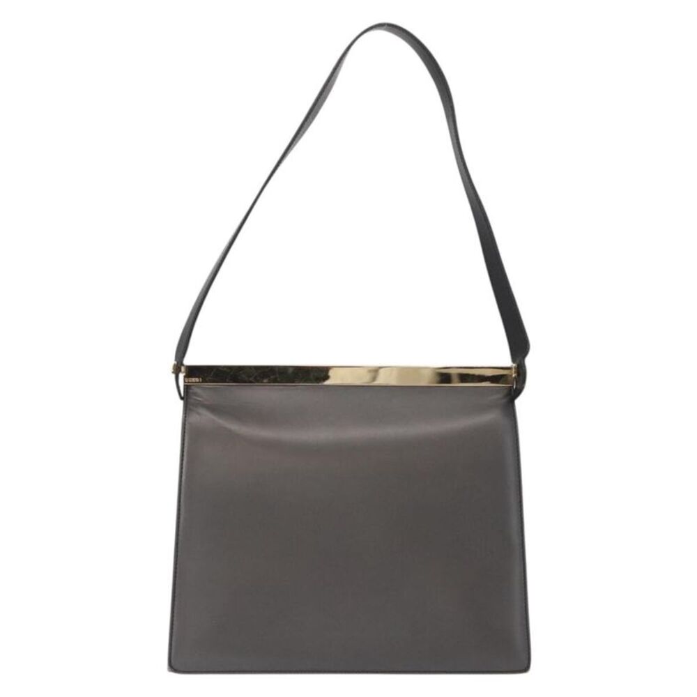 Gucci Vintage Leather Black Leather Shoulder Bag Bag